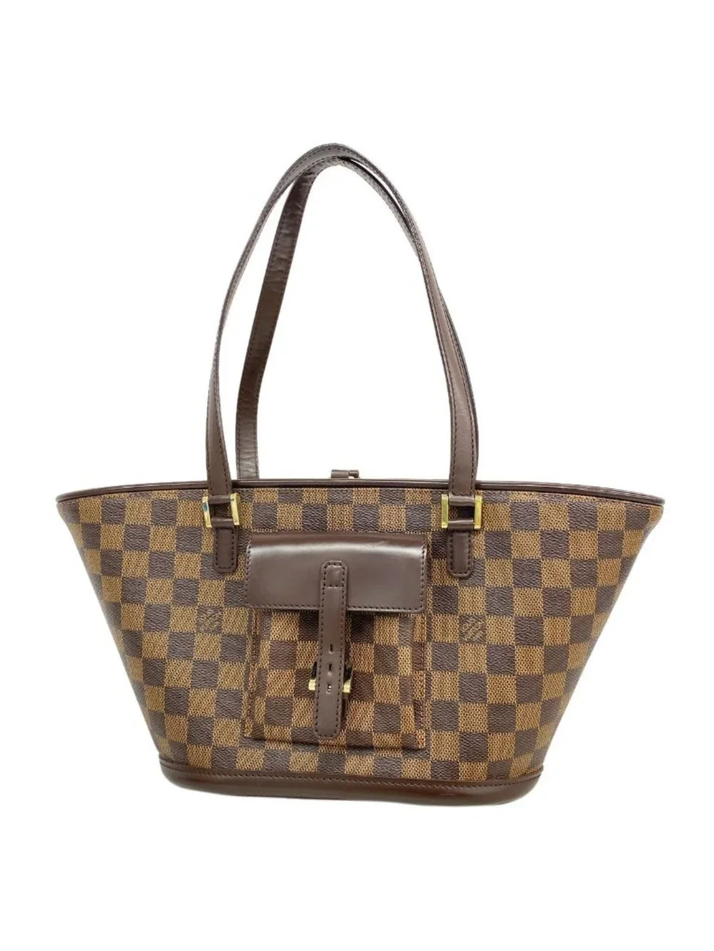 Louis Vuitton Handbag Damier Manosque PM Ebene